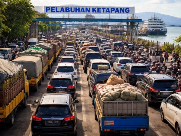 Kemacetan Parah di Ketapang, Desakan Evaluasi Menhub Menguat ke Presiden Prabowo Subianto