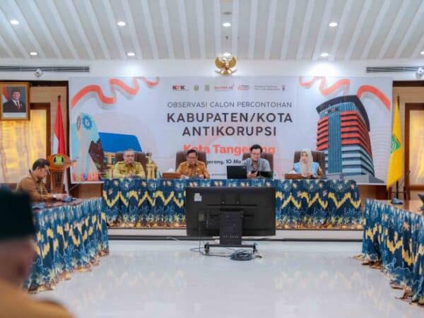 Kota Tangerang Jadi Calon Percontohan Kota Antikorupsi 2026, KPK Lakukan Observasi