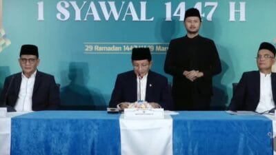 Pemerintah menetapkan Idulfitri 2026 jatuh pada 21 Maret 2026 setelah sidang isbat menyatakan hilal belum memenuhi kriteria MABIMS.