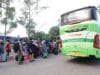 Ribuan pemudik diberangkatkan dari Terminal Poris Plawad Kota Tangerang melalui program Mudik Gratis Lebaran 2026 dari Kemenhub.