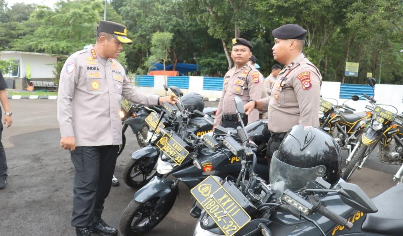Polresta Tangerang cek kesiapan kendaraan dinas jelang Operasi Ketupat Maung 2026 guna amankan arus mudik Lebaran.