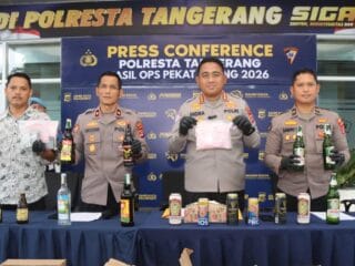 Polresta Tangerang Sikat Peredaran Miras dan Obat Ilegal: 2.268 Botol Disita, 6 Tersangka Diamankan