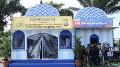 Pemkot Tangerang siagakan pos kesehatan, derek gratis, dan pengamanan di Rest Area KM 13,5 Pinang untuk kelancaran mudik 2026.