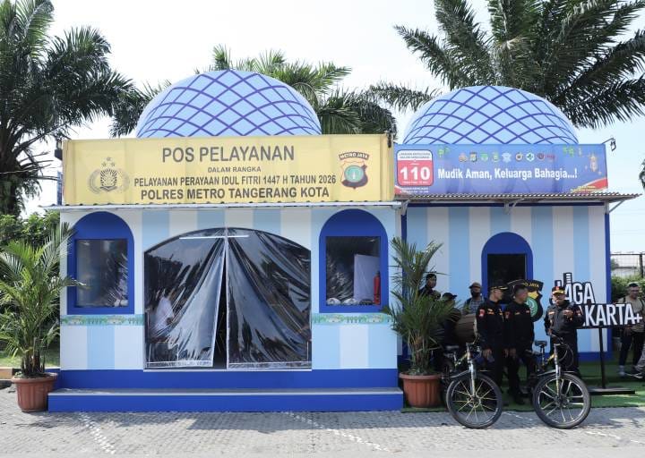 Pemkot Tangerang siagakan pos kesehatan, derek gratis, dan pengamanan di Rest Area KM 13,5 Pinang untuk kelancaran mudik 2026.
