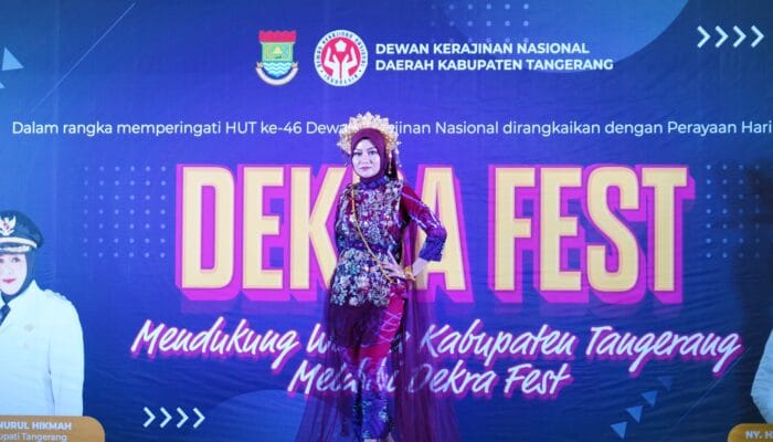 Pemkab Tangerang merayakan Hari Kartini lewat Dekra Fest 2026 dengan pameran UMKM dan fashion show wastra lokal.