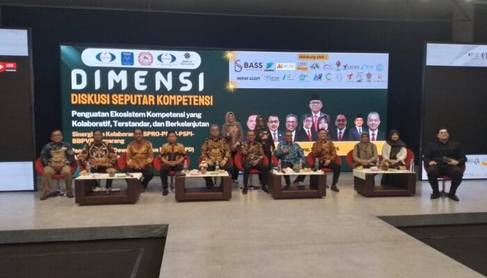 DIMENSI #1 menilai sertifikasi belum cukup, tekankan kualitas kompetensi dan kesiapan kerja SDM melalui kolaborasi lintas sektor.