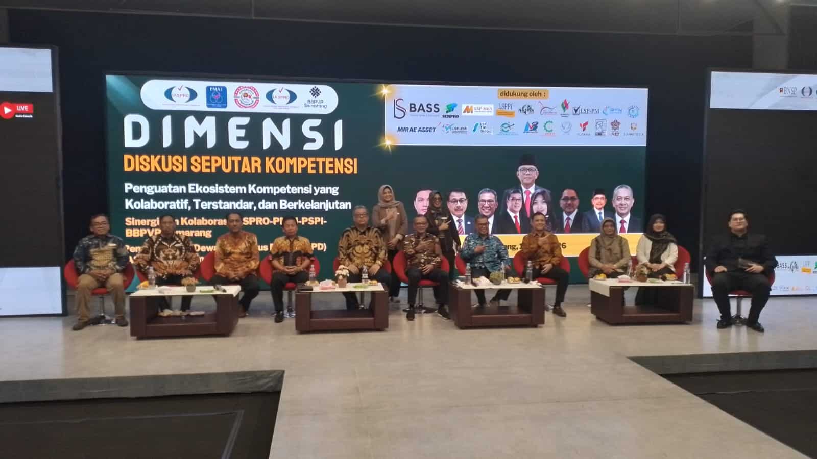 DIMENSI #1 menilai sertifikasi belum cukup, tekankan kualitas kompetensi dan kesiapan kerja SDM melalui kolaborasi lintas sektor.