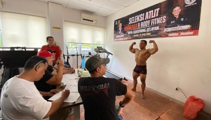 PBFI Tangsel gelar seleksi final atlet jelang Porprov Banten 2026, targetkan hingga enam medali emas dan juara umum binaraga.