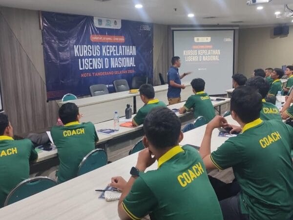 Kursus Lisensi D Digelar, PSSI Tangsel Perkuat Kualitas Pelatih