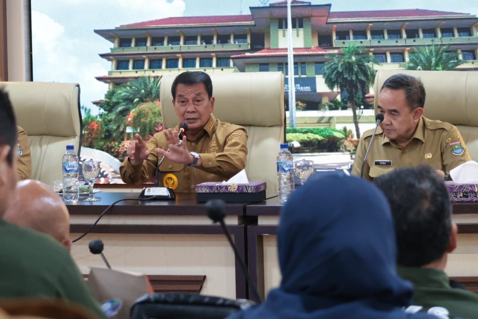 Bupati Maesyal Rasyid tekankan kolaborasi jelang May Day 2026 di Tangerang demi perayaan aman, inklusif, dan hubungan industrial harmonis.