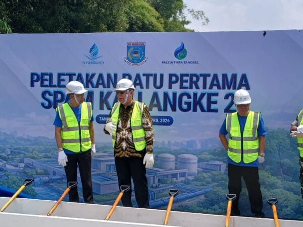 SPAM Angke 2 Dibangun, Tangsel Targetkan 28 Ribu Rumah Terlayani Air Bersih