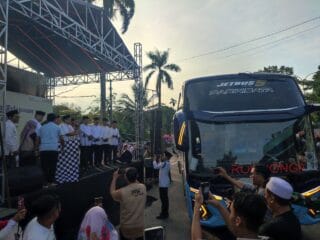 Jemaah Haji Tangsel Diberangkatkan ke Asrama Haji Cipondoh, Siap Karantina Sebelum Terbang