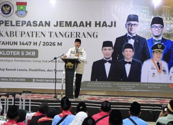 Bupati Maesyal Pastikan Jamaah Haji Tangerang Sehat Jelang Keberangkatan