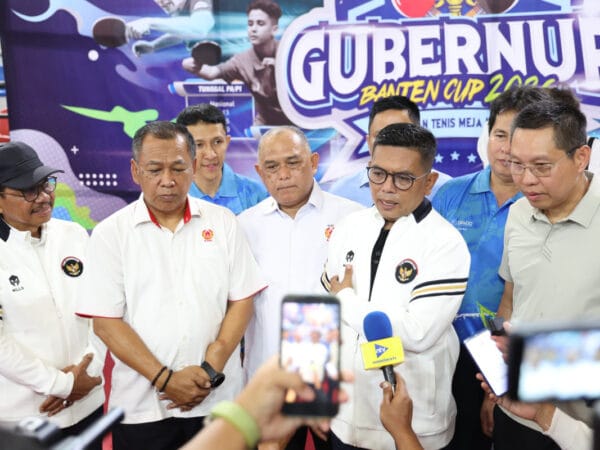 Andra Soni Buka Turnamen Tenis Meja Gubernur Banten Cup 2026, Ini Harapannya