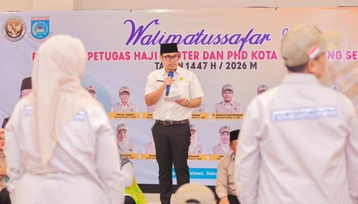 Pilar Saga Ichsan ingatkan petugas haji Tangsel 1447 H siap fisik, mental, spiritual demi layanan jemaah optimal.