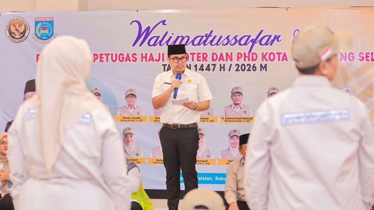 Pilar Saga Ichsan ingatkan petugas haji Tangsel 1447 H siap fisik, mental, spiritual demi layanan jemaah optimal.