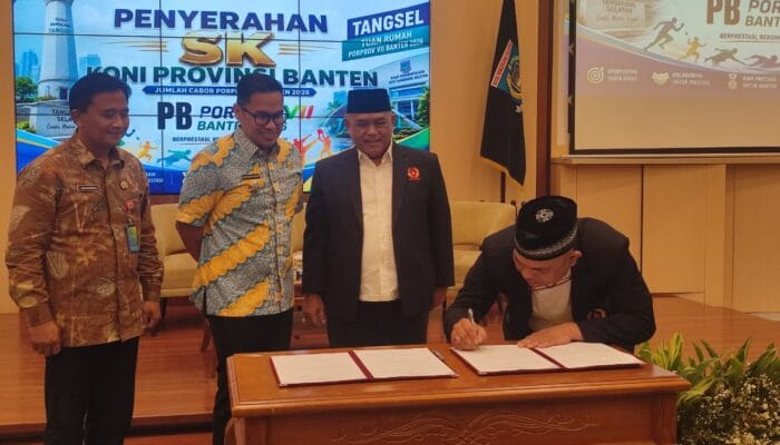 KONI Banten resmi menetapkan 58 cabang olahraga untuk Porprov VII Banten 2026 di Tangsel pada November mendatang.