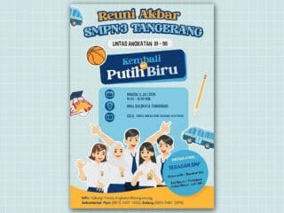 Reuni Akbar Alumni SMPN 3 Tangerang 2026: Ajang Nostalgia Angkatan 1980–1996 Segera Digelar