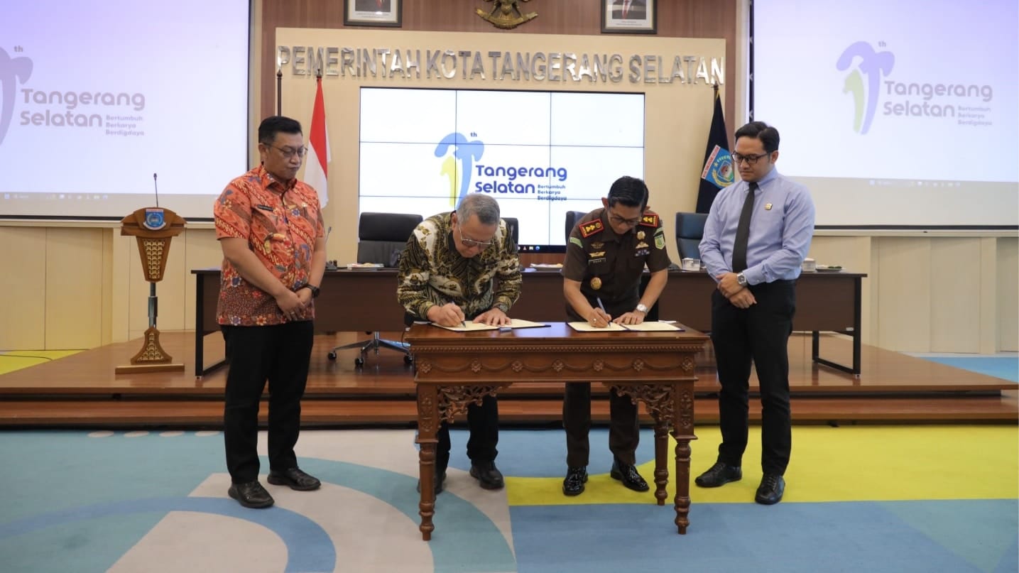 Pemkot Tangsel perpanjang kerja sama dengan Kejari guna perkuat pendampingan hukum dan cegah penyimpangan pemerintahan.