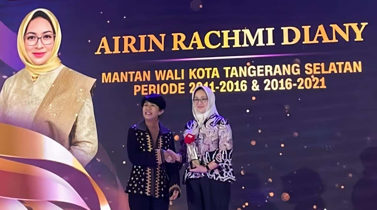 Airin Rachmi Diany dinilai menjadi inspirasi kepemimpinan perempuan di Banten lewat capaian pembangunan Tangsel.