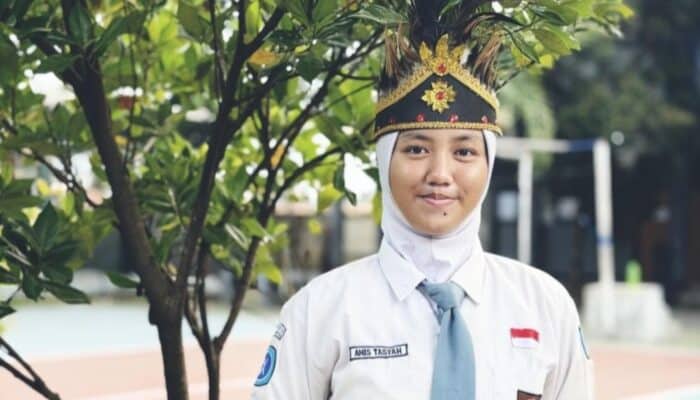 Anis Tasyah dari SMAN 14 Kota Tangerang terpilih mewakili daerahnya dalam seleksi Paskibraka Provinsi Banten 2026.