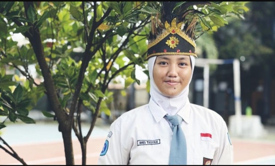 Anis Tasyah dari SMAN 14 Kota Tangerang terpilih mewakili daerahnya dalam seleksi Paskibraka Provinsi Banten 2026.