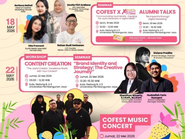 Masuki Tahun ke-11, CoFest 2026 Jadi Wadah Kreativitas dan Kolaborasi Anak Muda