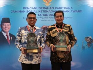 Komitmen Lindungi Pekerja Rentan, Kabupaten Tangerang Sabet Paritrana Award 2025