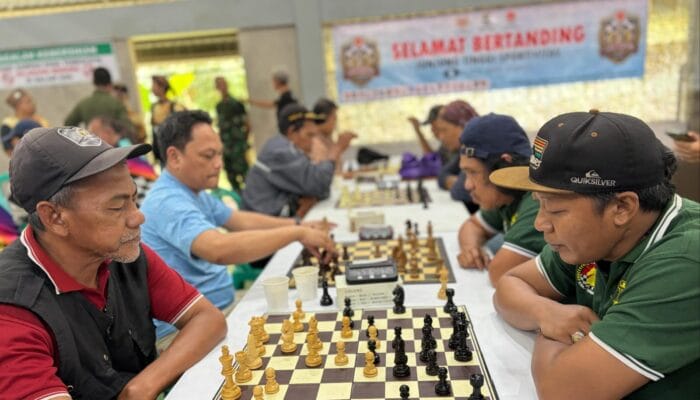 Sebanyak 20 klub berlaga pada putaran pertama Liga Catur Percasi Kabupaten Tangerang 2026 di GOR Wanakerta, Sindang Jaya.