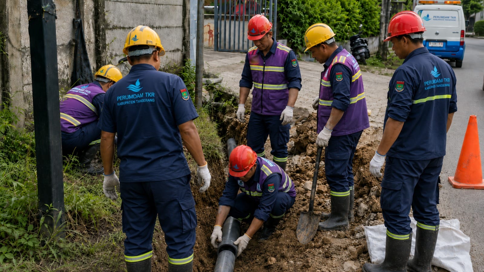 PERUMDAM TKR memperluas jaringan air bersih di Rajeg guna meningkatkan akses layanan layak bagi masyarakat Kabupaten Tangerang.