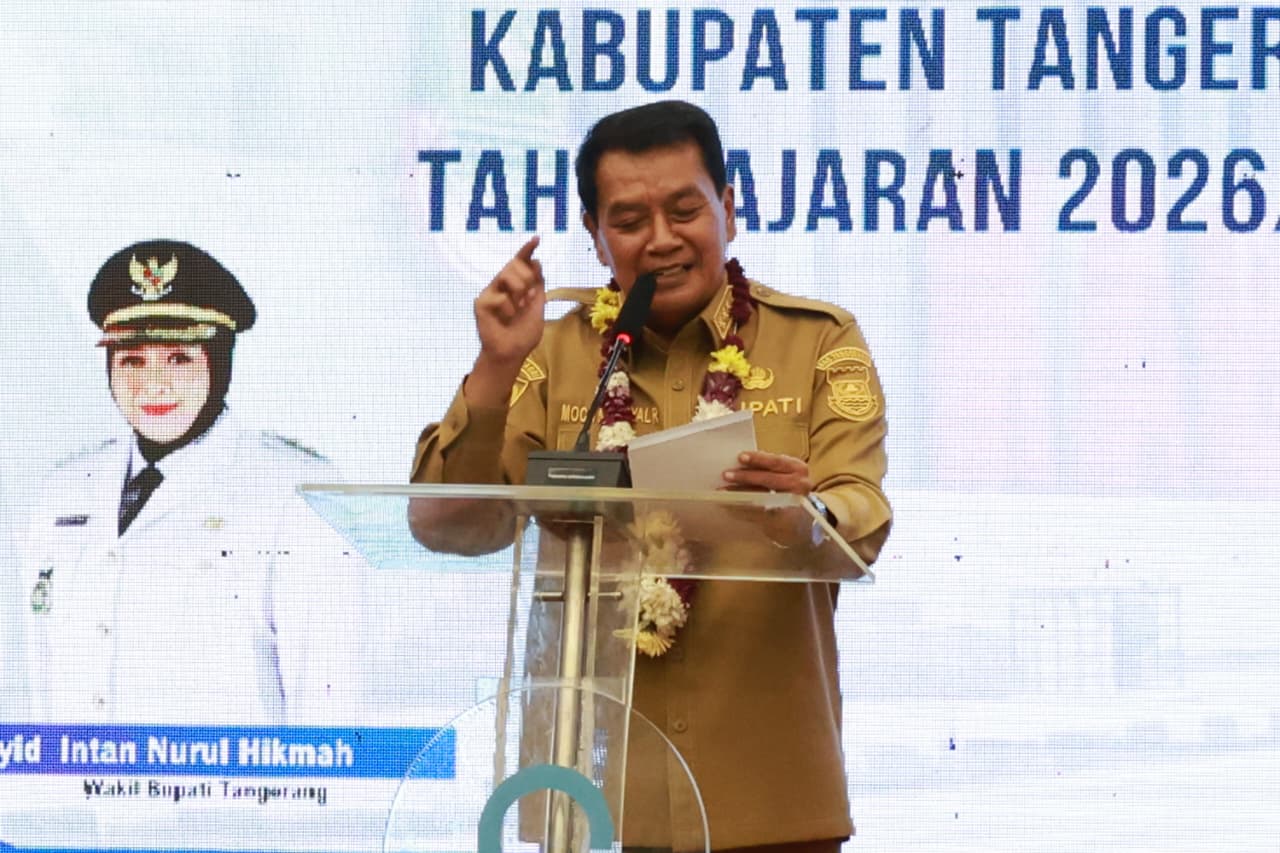 Bupati Tangerang memastikan pelaksanaan penerimaan murid baru 2026 bebas pungutan dan berjalan transparan serta akuntabel.