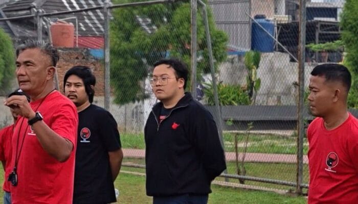 Abraham Garuda Laksono dorong pembinaan pemain muda Banten menuju Soekarno Cup 2026 di Stadion Mini Kelapa Dua.