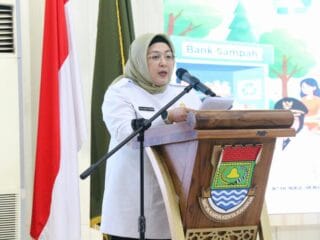 Wabup Intan Resmikan Bank Sampah Puspem, Dorong Perubahan Perilaku ASN