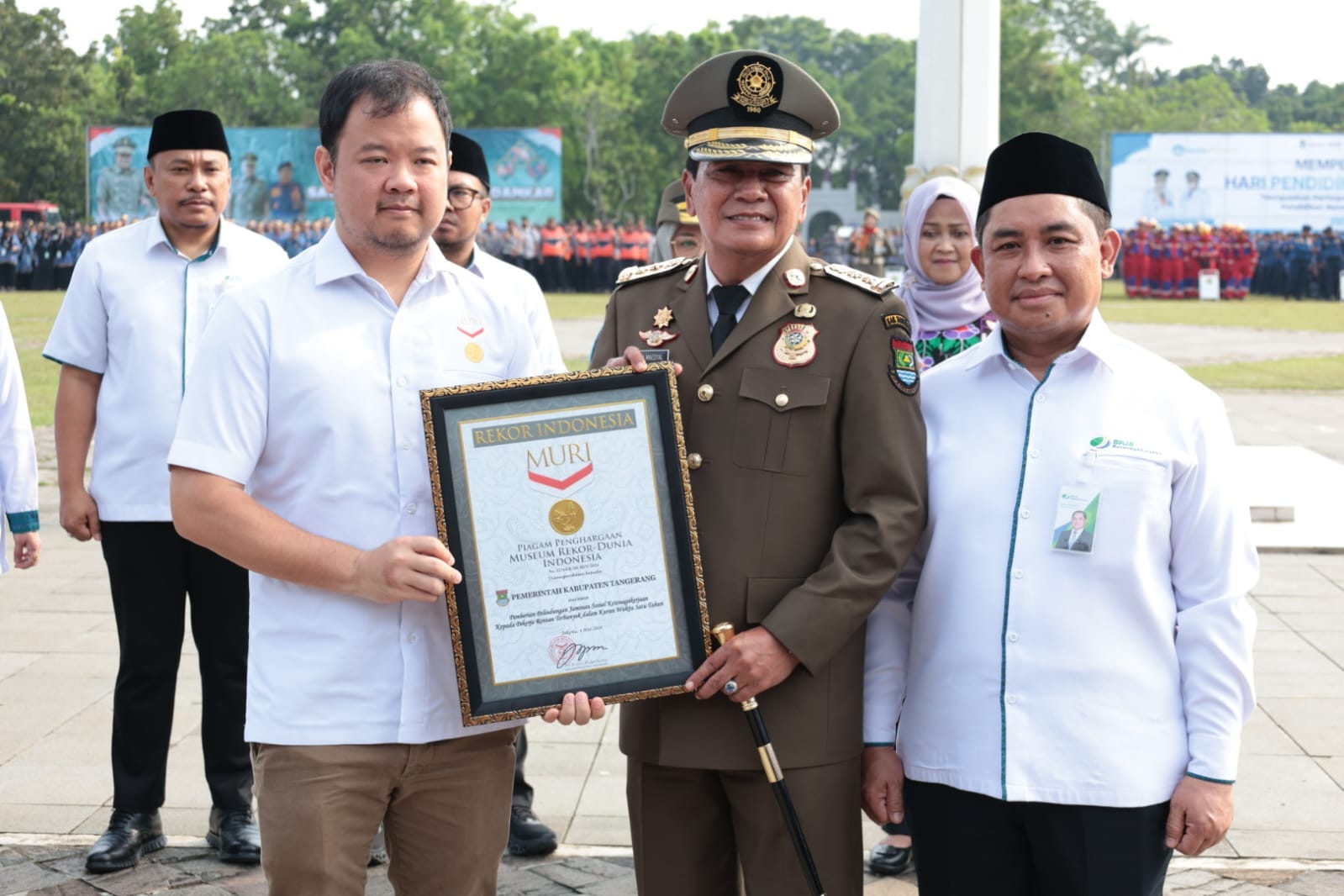 Hardiknas 2026, Pemkab Tangerang perkuat layanan kesehatan dan ketenagakerjaan melalui UHC dan perlindungan sosial.