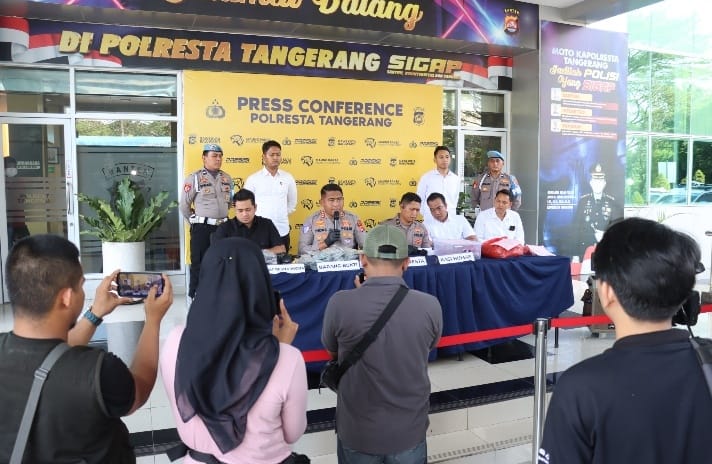 Operasi Satresnarkoba Polresta Tangerang mengungkap jaringan narkotika sintetis dari Sepatan hingga Pondok Aren.