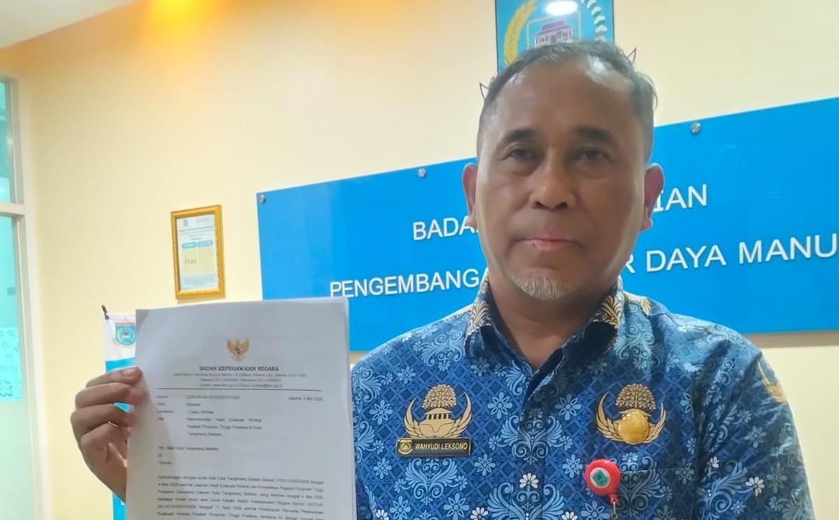 BKN merilis hasil evaluasi jabatan Sekda Tangsel dan merekomendasikan Bambang Noertjahjo untuk melanjutkan tugas sebagai Sekda