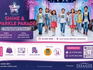 Ajang Fashion Show Anak Shine & Sparkle Parade 2026 Digelar 24 Mei di Fame Gading Serpong
