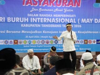 Humanis! May Day 2026 di Tangerang Diisi Santunan Anak Yatim dan Doa Bersama