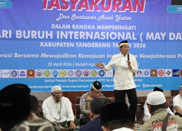 Humanis! May Day 2026 di Tangerang Diisi Santunan Anak Yatim dan Doa Bersama
