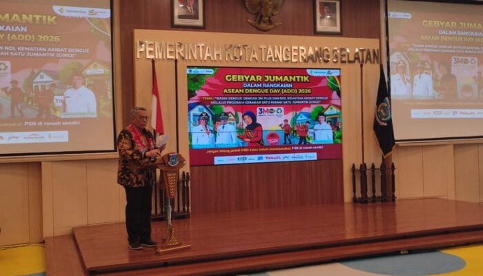 Tangsel mencatat nol kematian akibat DBD sejak 2024. Benyamin Davnie menilai peran Jumantik menjadi faktor penting capaian itu.