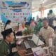 DPMPTSP Tangsel menghadirkan layanan NIB, sertifikasi halal, QRIS, dan NPWP langsung di Pasar Serpong guna memudahkan pelaku usaha.