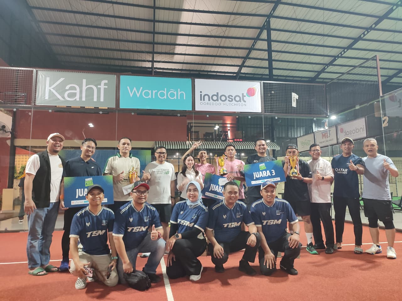 Pilar Saga menyebut minat masyarakat terhadap padel di Tangsel terus meningkat, ditandai bertambahnya lapangan baru.