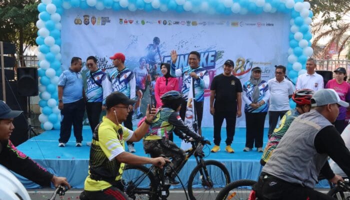 Polresta Tangerang menggelar bakti sosial, bakti kesehatan, turnamen olahraga, hingga bakti religi menyambut Hari Bhayangkara ke-80.
