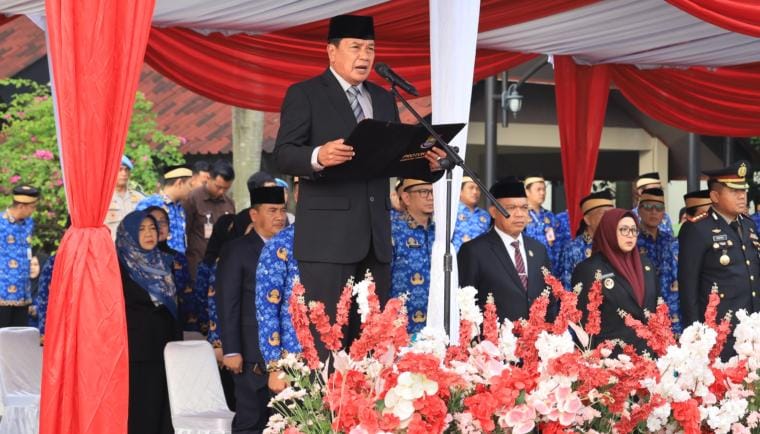 Pemkab Tangerang menggelar upacara Hari Lahir Pancasila 2026 di Tigaraksa untuk memperkuat komitmen kebangsaan.