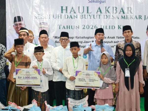 Haul Sesepuh dan Santunan Anak Yatim di Mekar Jaya, Bupati Tangerang Beri Pesan Persatuan