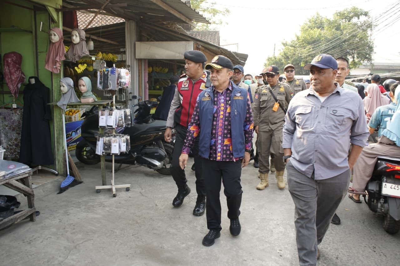 Pemkab Tangerang menata ulang kawasan eks TPPS Pasar Cisoka guna menciptakan lingkungan yang tertib, aman, nyaman, dan tertata.