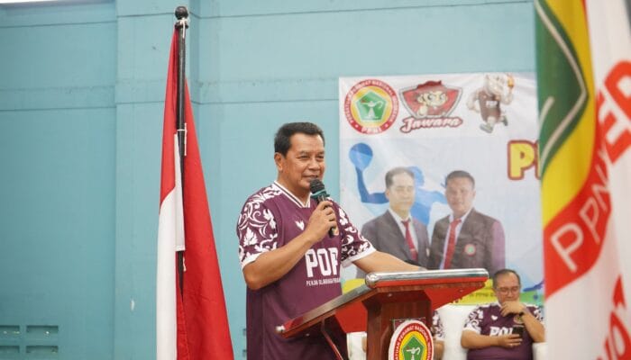 Bupati Tangerang mengajak perawat se-Banten memperkuat silaturahmi, sportivitas, dan kolaborasi melalui ajang Porseni 2026.
