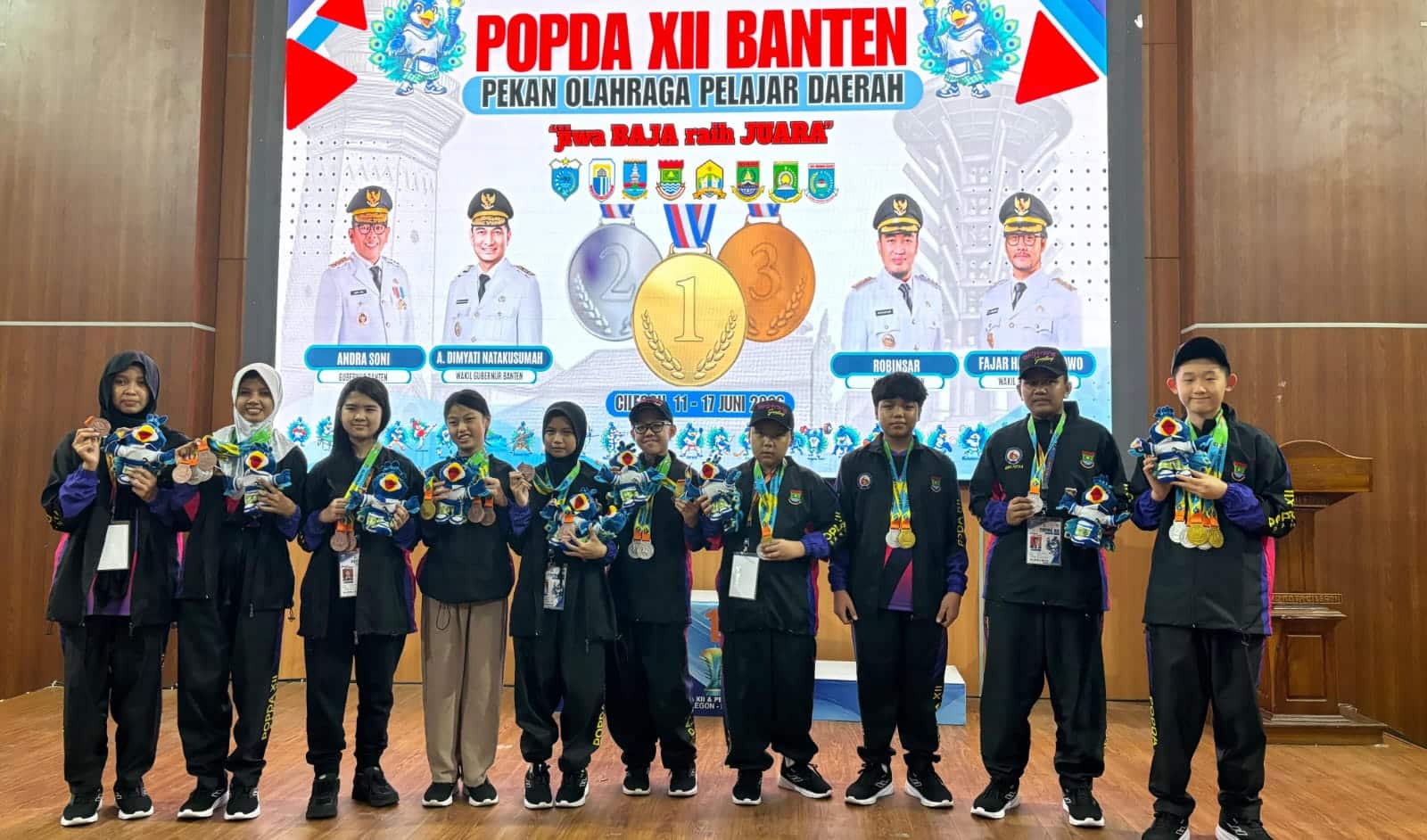 Kabupaten Tangerang finis sebagai runner-up cabor catur Popda Banten 2026 dengan raihan 2 emas, 4 perak, dan 3 perunggu.