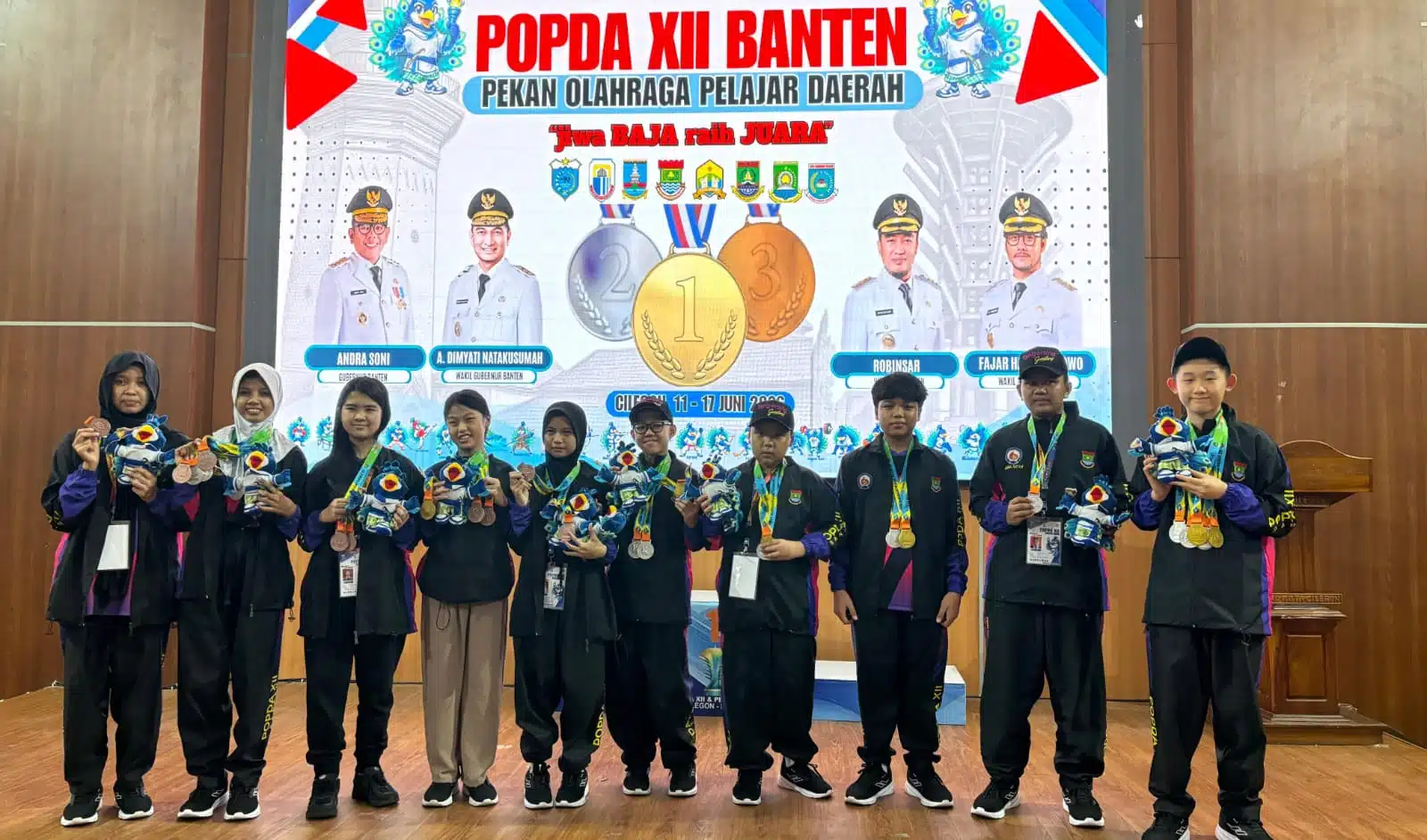 Kabupaten Tangerang finis sebagai runner-up cabor catur Popda Banten 2026 dengan raihan 2 emas, 4 perak, dan 3 perunggu.