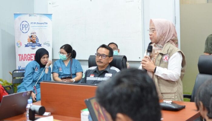 Sosialisasi HIV/AIDS di PIK 2 libatkan KPA, tenaga kesehatan, dan pekerja proyek untuk dorong pencegahan serta edukasi di lingkungan kerja.